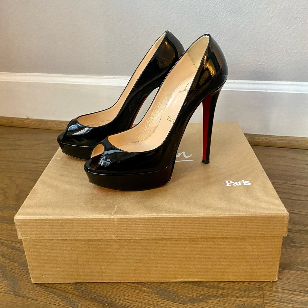 Christian Louboutin peep toe